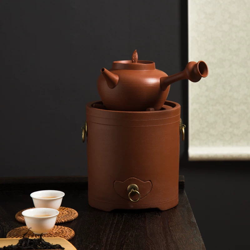 Quiet evening tea ritual