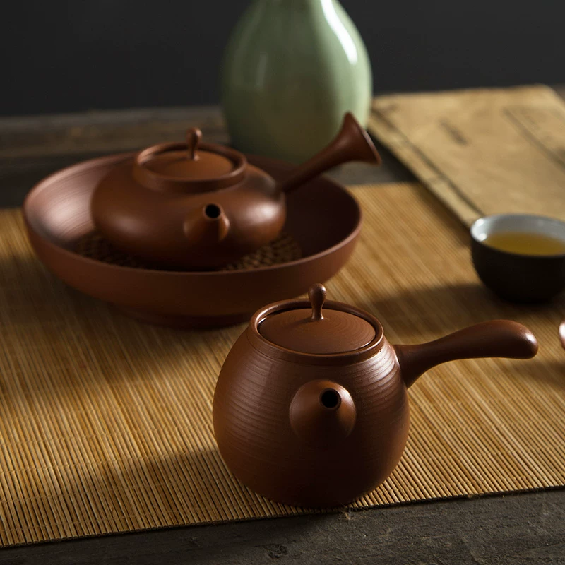 Full tea set on a styled table